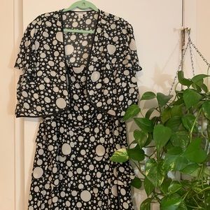 Dress Barn Polka Dot Print Dress Size 22W